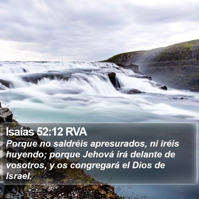 Isaías 52:12 RVA Bible Verse Image