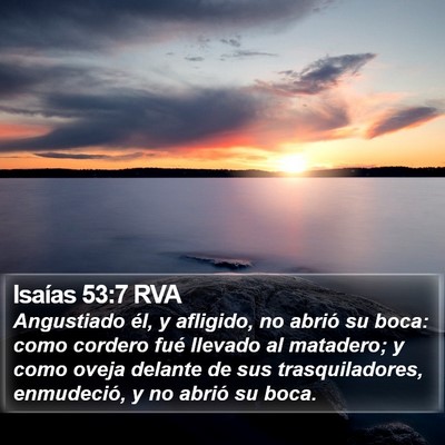 Isaías 53:7 RVA Bible Verse Image