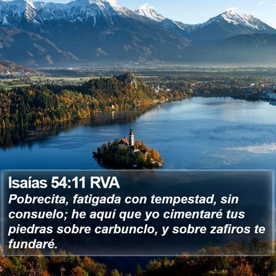 Isaías 54:11 RVA Bible Verse Image