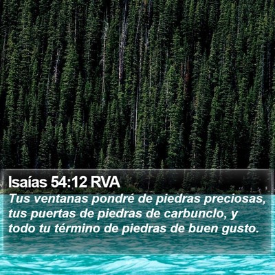 Isaías 54:12 RVA Bible Verse Image