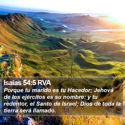 Isaías 54:5 RVA Bible Verse Image
