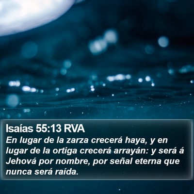 Isaías 55:13 RVA Bible Verse Image