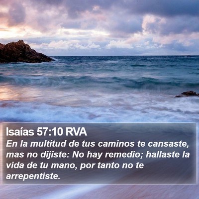 Isaías 57:10 RVA Bible Verse Image