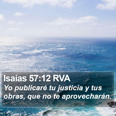 Isaías 57:12 RVA Bible Verse Image