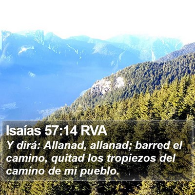 Isaías 57:14 RVA Bible Verse Image