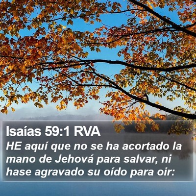 Isaías 59:1 RVA Bible Verse Image