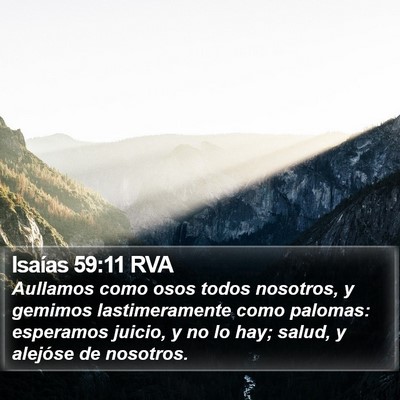 Isaías 59:11 RVA Bible Verse Image