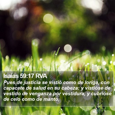 Isaías 59:17 RVA Bible Verse Image