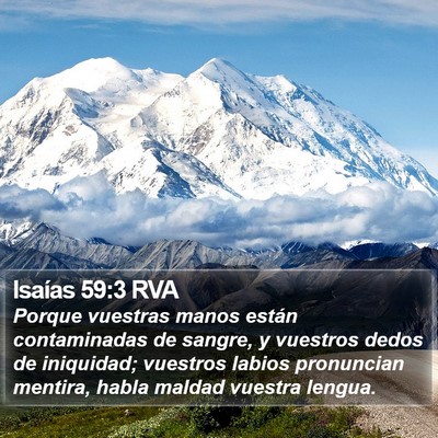 Isaías 59:3 RVA Bible Verse Image