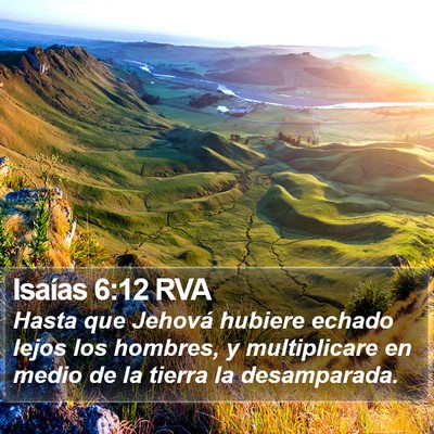 Isaías 6:12 RVA Bible Verse Image