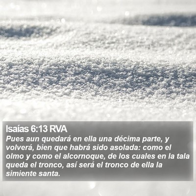 Isaías 6:13 RVA Bible Verse Image