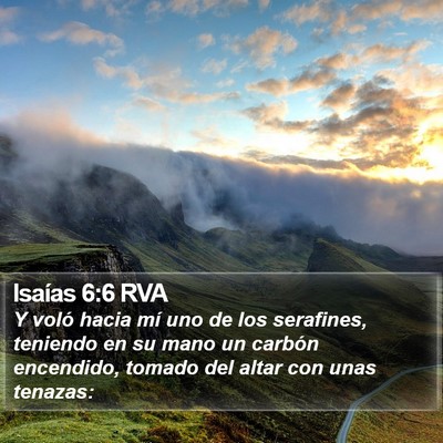 Isaías 6:6 RVA Bible Verse Image