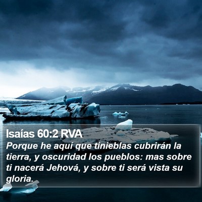 Isaías 60:2 RVA Bible Verse Image