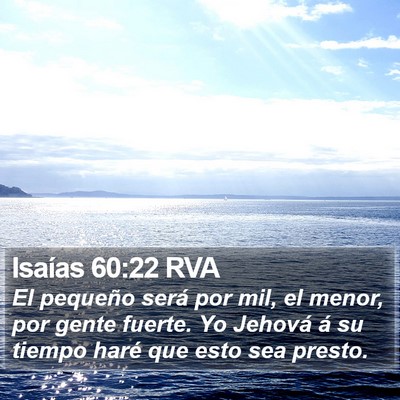 Isaías 60:22 RVA Bible Verse Image