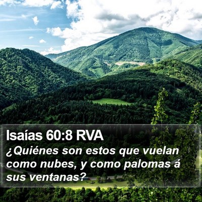 Isaías 60:8 RVA Bible Verse Image
