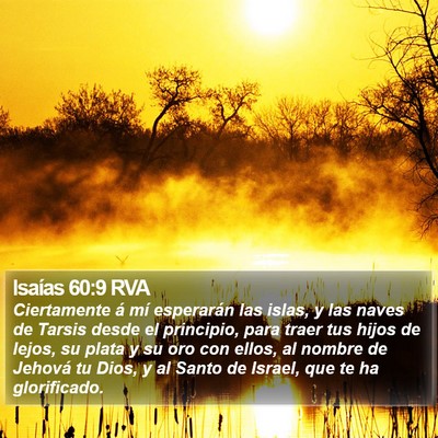 Isaías 60:9 RVA Bible Verse Image