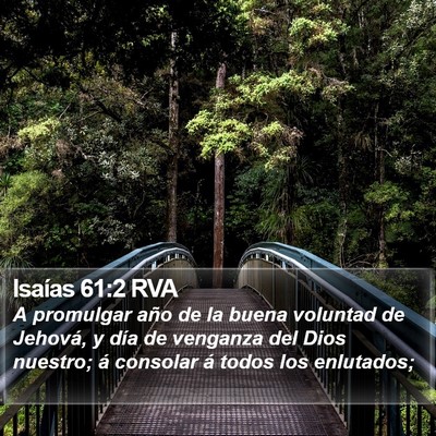 Isaías 61:2 RVA Bible Verse Image