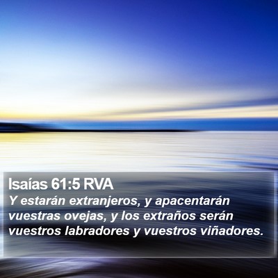 Isaías 61:5 RVA Bible Verse Image