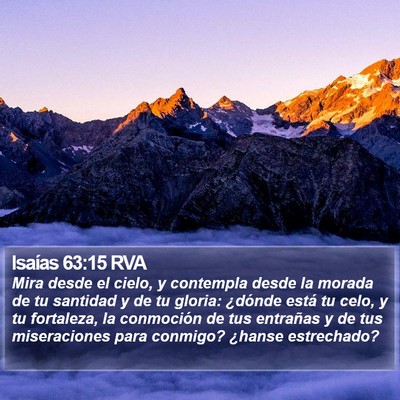 Isaías 63:15 RVA Bible Verse Image