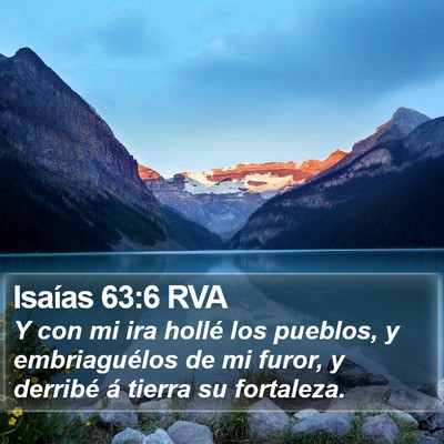 Isaías 63:6 RVA Bible Verse Image