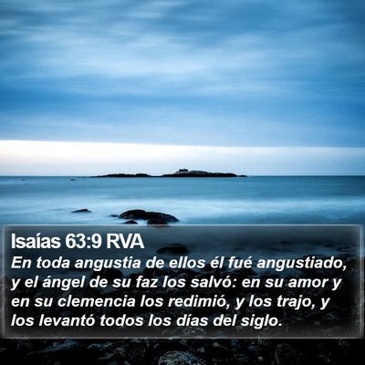 Isaías 63:9 RVA Bible Verse Image
