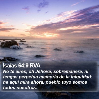 Isaías 64:9 RVA Bible Verse Image