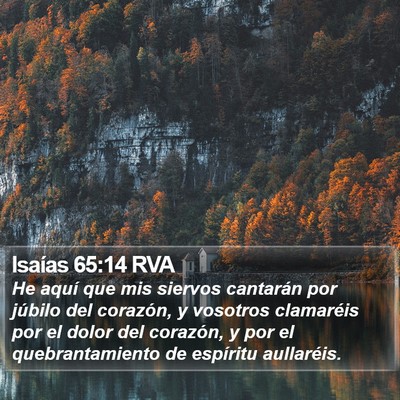 Isaías 65:14 RVA Bible Verse Image