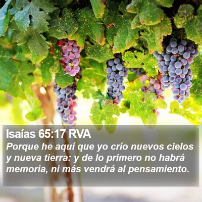 Isaías 65:17 RVA Bible Verse Image