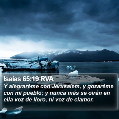 Isaías 65:19 RVA Bible Verse Image