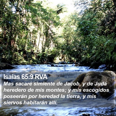 Isaías 65:9 RVA Bible Verse Image