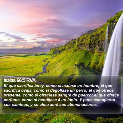 Isaías 66:3 RVA Bible Verse Image