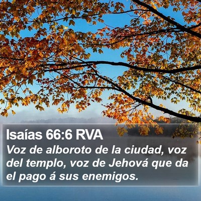 Isaías 66:6 RVA Bible Verse Image