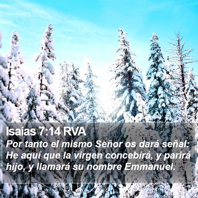 Isaías 7:14 RVA Bible Verse Image