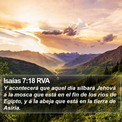 Isaías 7:18 RVA Bible Verse Image