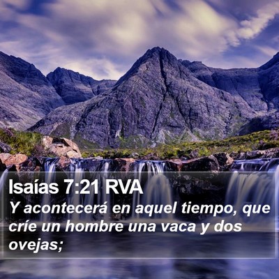 Isaías 7:21 RVA Bible Verse Image