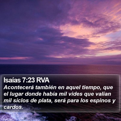 Isaías 7:23 RVA Bible Verse Image
