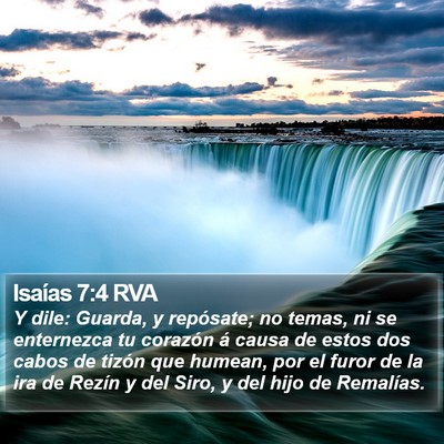 Isaías 7:4 RVA Bible Verse Image