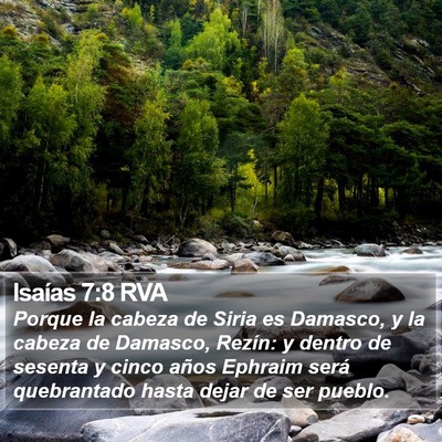 Isaías 7:8 RVA Bible Verse Image