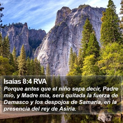 Isaías 8:4 RVA Bible Verse Image