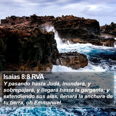 Isaías 8:8 RVA Bible Verse Image