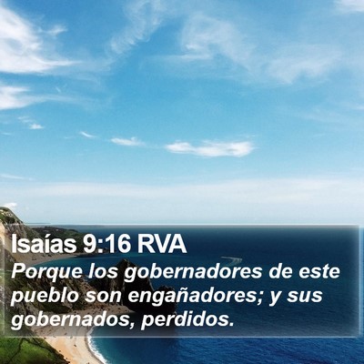 Isaías 9:16 RVA Bible Verse Image