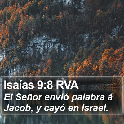 Isaías 9:8 RVA Bible Verse Image