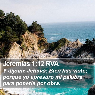 Jeremías 1:12 RVA Bible Verse Image