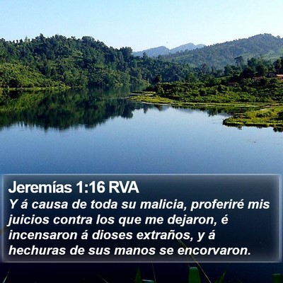 Jeremías 1:16 RVA Bible Verse Image