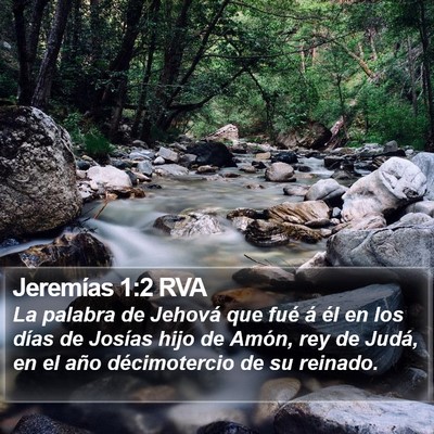 Jeremías 1:2 RVA Bible Verse Image
