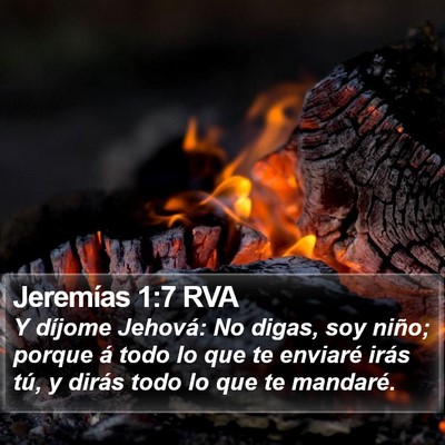 Jeremías 1:7 RVA Bible Verse Image