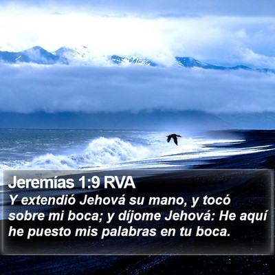 Jeremías 1:9 RVA Bible Verse Image