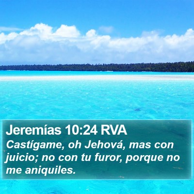 Jeremías 10:24 RVA Bible Verse Image