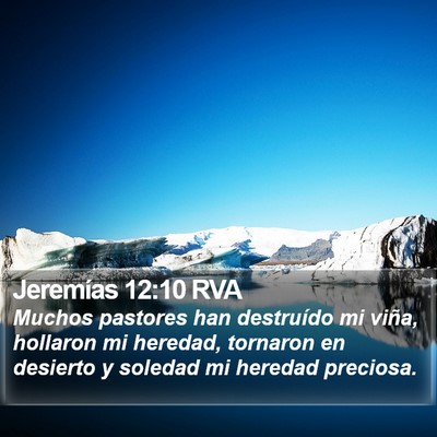 Jeremías 12:10 RVA Bible Verse Image
