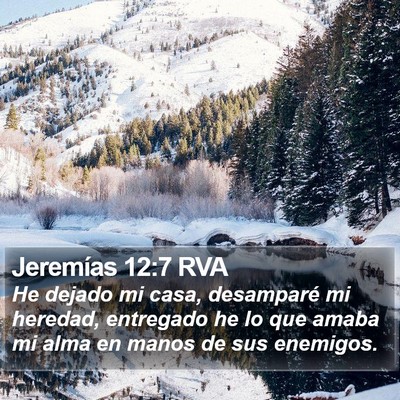 Jeremías 12:7 RVA Bible Verse Image